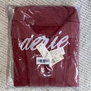 Aerie Starry Skies Summer Burgundy Sweatshirt
